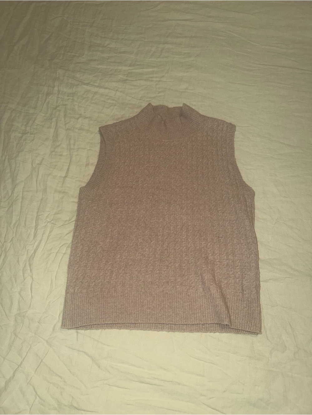 Abercrombie & Fitch Sleeveless Mock Neck Knit Tank